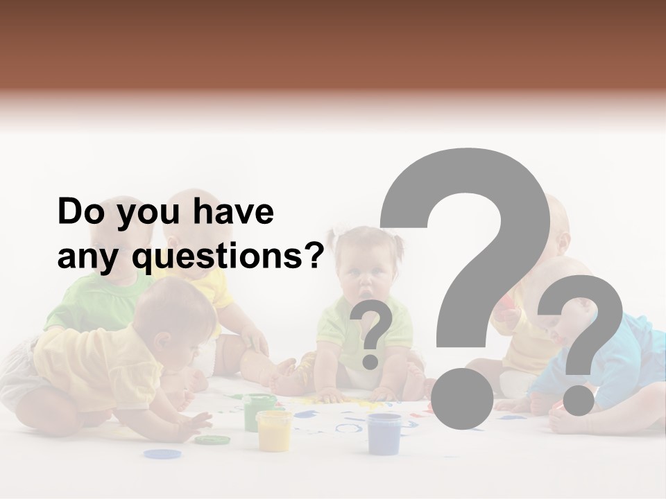 Childhood Artist Cheerful PowerPoint Template