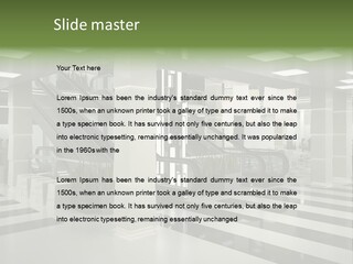 Display Window Escalator PowerPoint Template