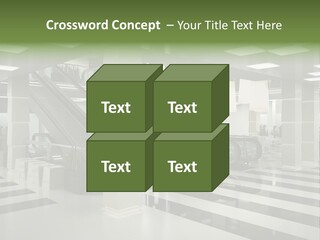 Display Window Escalator PowerPoint Template