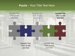 Display Window Escalator PowerPoint Template