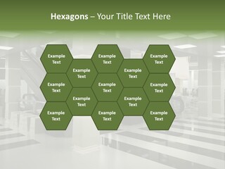 Display Window Escalator PowerPoint Template