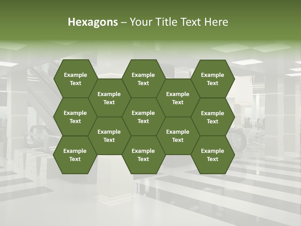 Display Window Escalator PowerPoint Template