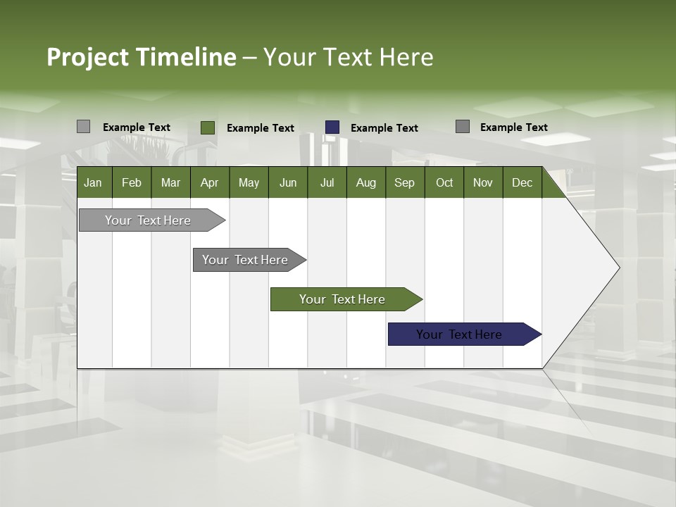 Display Window Escalator PowerPoint Template
