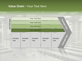 Display Window Escalator PowerPoint Template