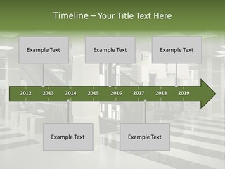 Display Window Escalator PowerPoint Template