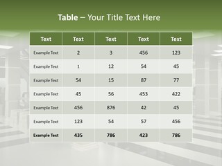 Display Window Escalator PowerPoint Template