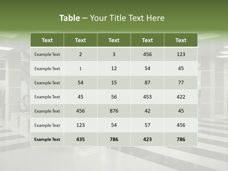 Display Window Escalator PowerPoint Template