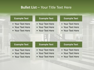 Display Window Escalator PowerPoint Template