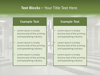 Display Window Escalator PowerPoint Template