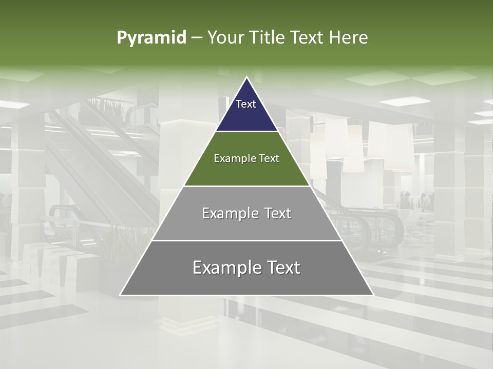 Display Window Escalator PowerPoint Template