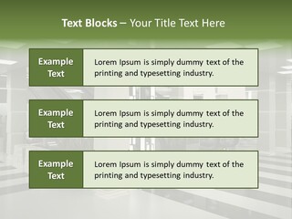 Display Window Escalator PowerPoint Template