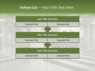 Display Window Escalator PowerPoint Template