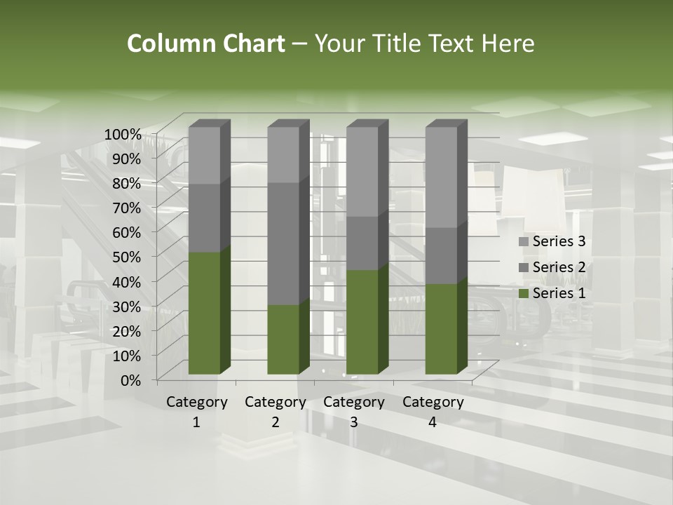 Display Window Escalator PowerPoint Template