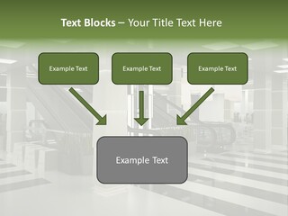 Display Window Escalator PowerPoint Template