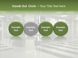 Display Window Escalator PowerPoint Template