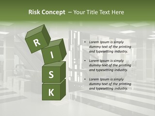Display Window Escalator PowerPoint Template