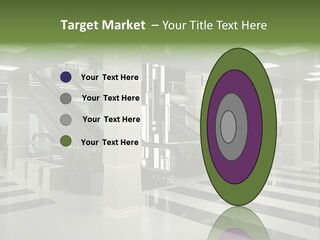 Display Window Escalator PowerPoint Template