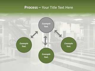 Display Window Escalator PowerPoint Template