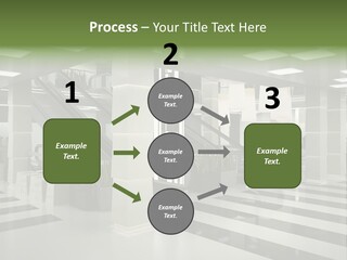Display Window Escalator PowerPoint Template