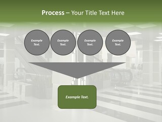 Display Window Escalator PowerPoint Template