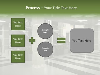 Display Window Escalator PowerPoint Template