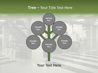 Display Window Escalator PowerPoint Template