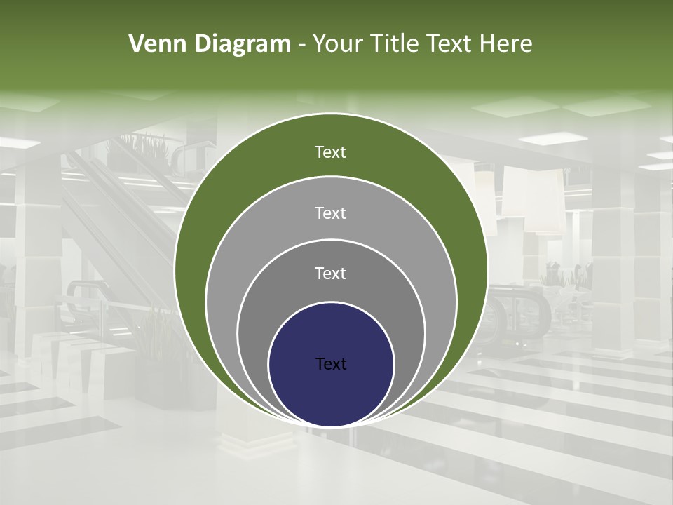 Display Window Escalator PowerPoint Template
