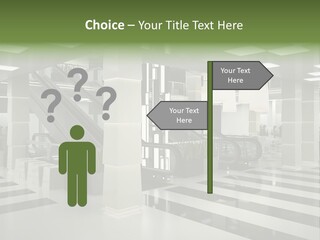 Display Window Escalator PowerPoint Template