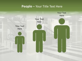 Display Window Escalator PowerPoint Template