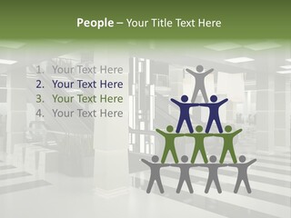 Display Window Escalator PowerPoint Template