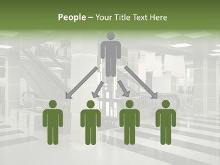 Display Window Escalator PowerPoint Template