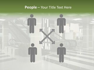 Display Window Escalator PowerPoint Template