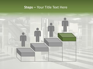 Display Window Escalator PowerPoint Template