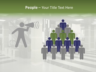 Display Window Escalator PowerPoint Template