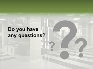 Display Window Escalator PowerPoint Template