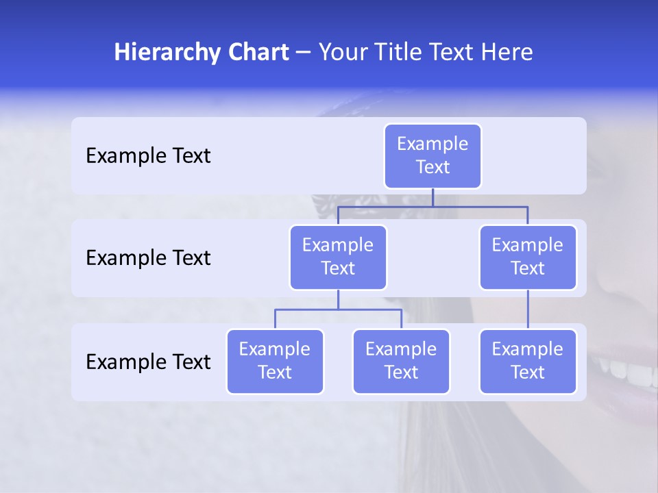 A Young Girl Wearing A Blue And White Hat PowerPoint Template