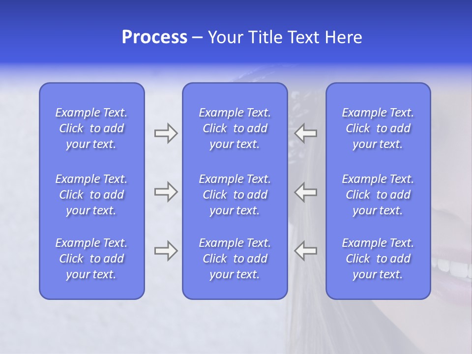 A Young Girl Wearing A Blue And White Hat PowerPoint Template