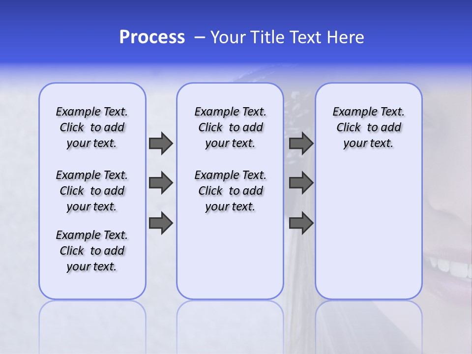 A Young Girl Wearing A Blue And White Hat PowerPoint Template