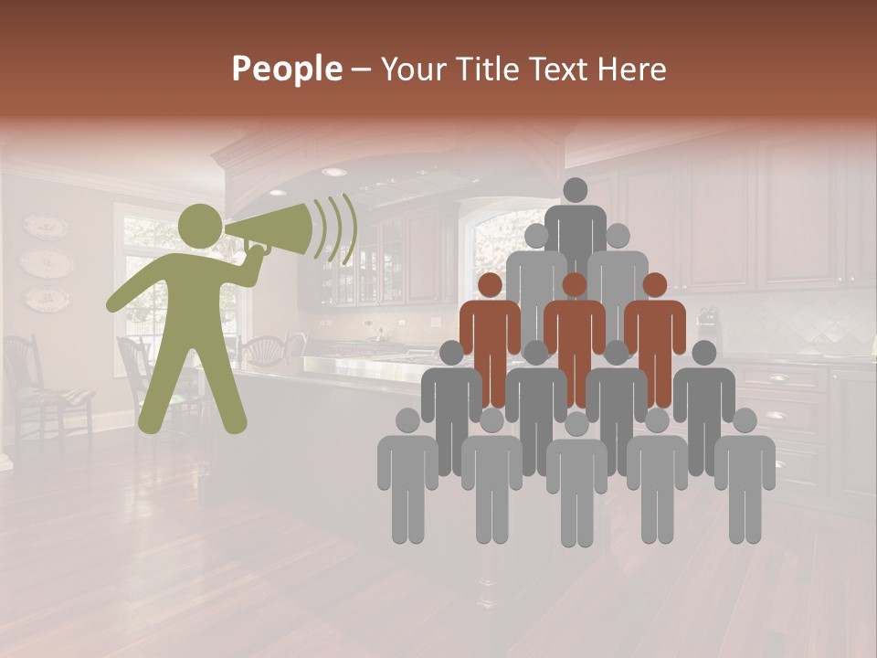 American Hands Cell PowerPoint Template