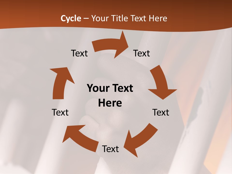 A Person Holding A Jail Bars Powerpoint Template PowerPoint Template
