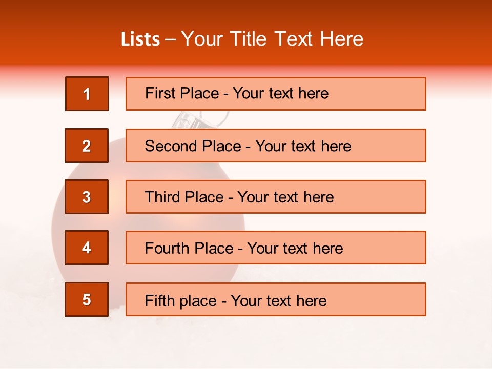 Dinner Winter Interior PowerPoint Template