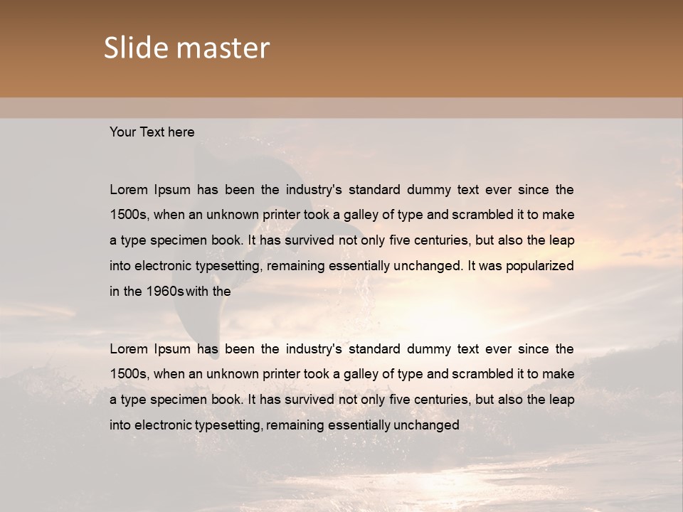 Display Economics Passage PowerPoint Template