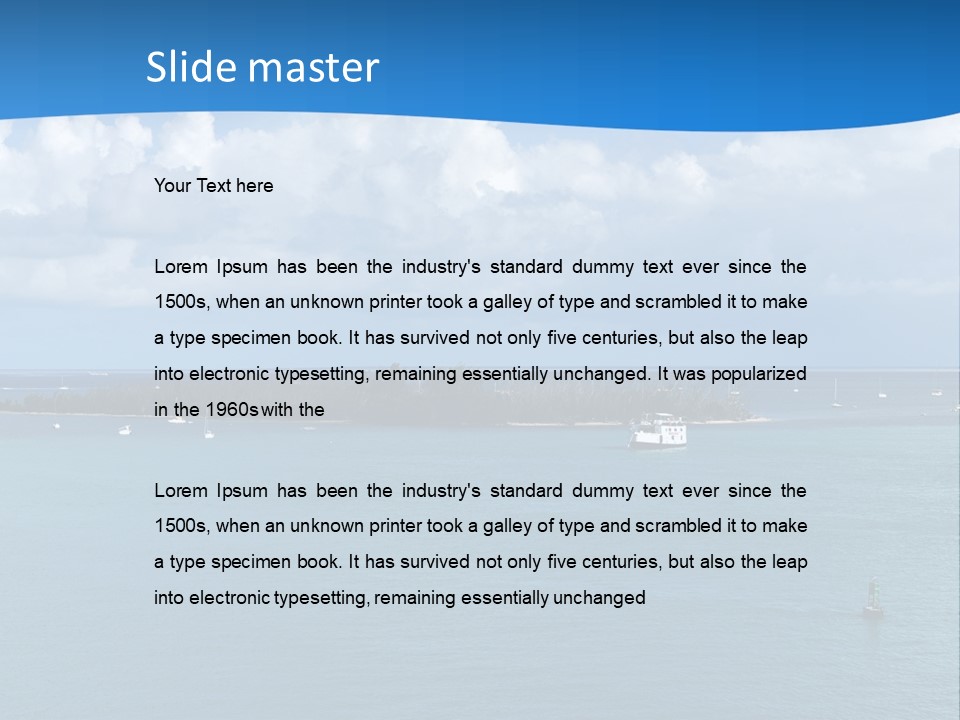 Shopping Restaurant Indoor PowerPoint Template