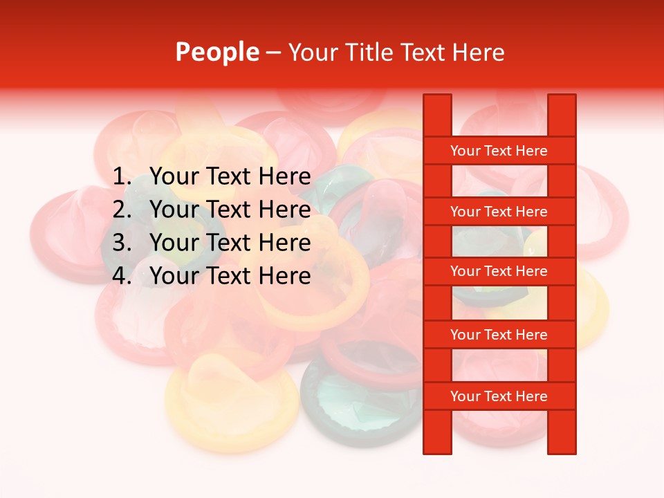 Merchandise Crowd Hurry PowerPoint Template