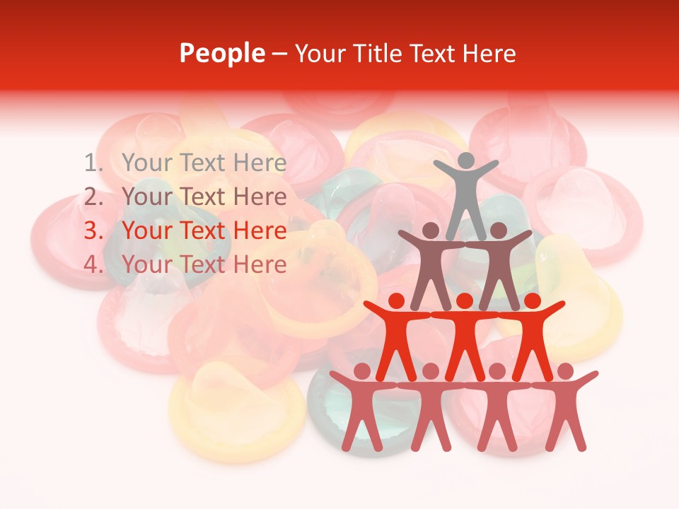 Merchandise Crowd Hurry PowerPoint Template