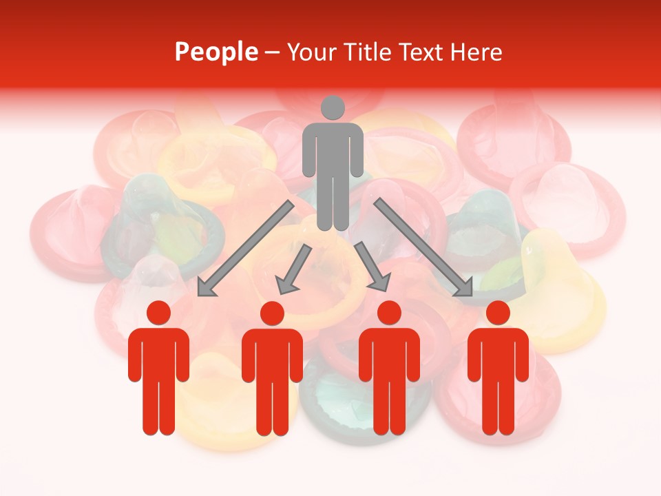 Merchandise Crowd Hurry PowerPoint Template