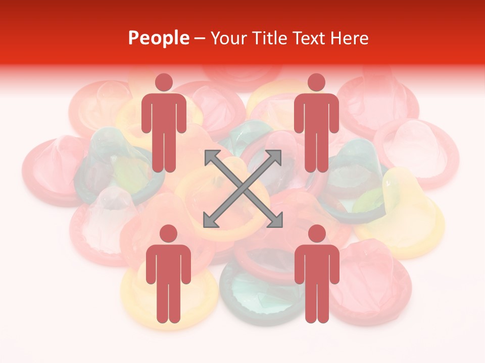 Merchandise Crowd Hurry PowerPoint Template