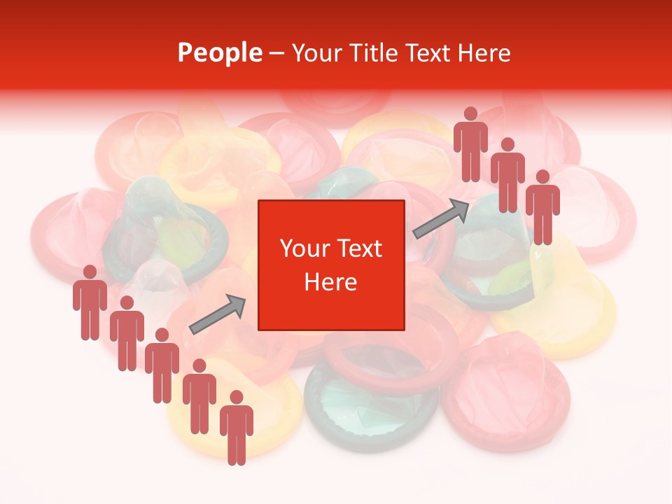 Merchandise Crowd Hurry PowerPoint Template