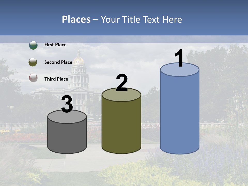 Multilevel Sale Mall PowerPoint Template