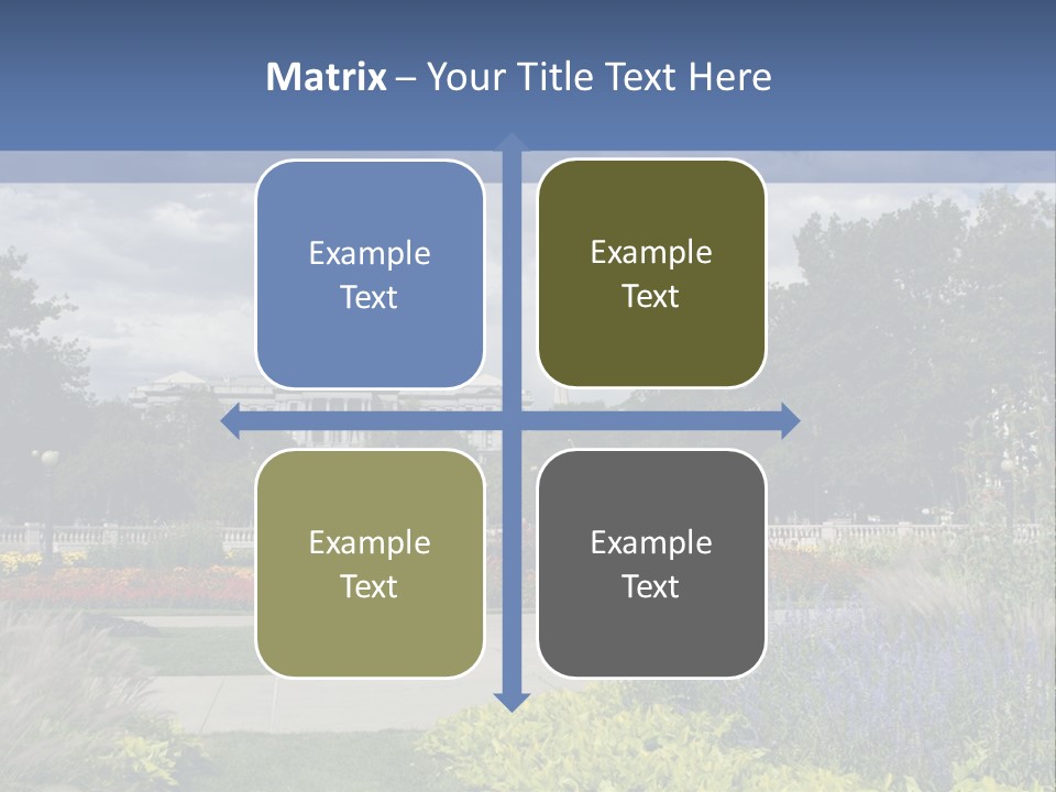 Multilevel Sale Mall PowerPoint Template